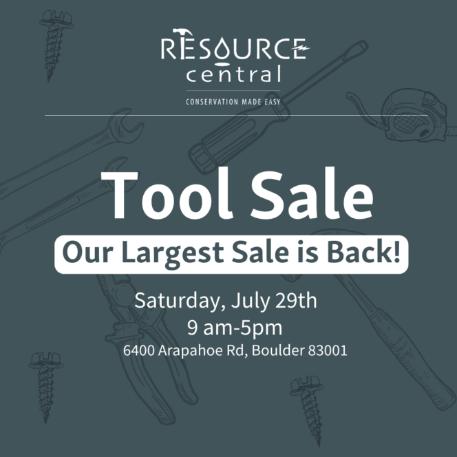 Resource Central: Tool Sale Event — Cool Boulder
