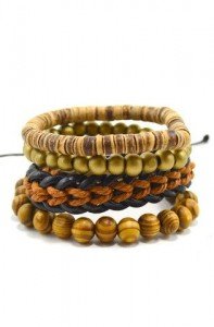 Brown Beaded Bracelets