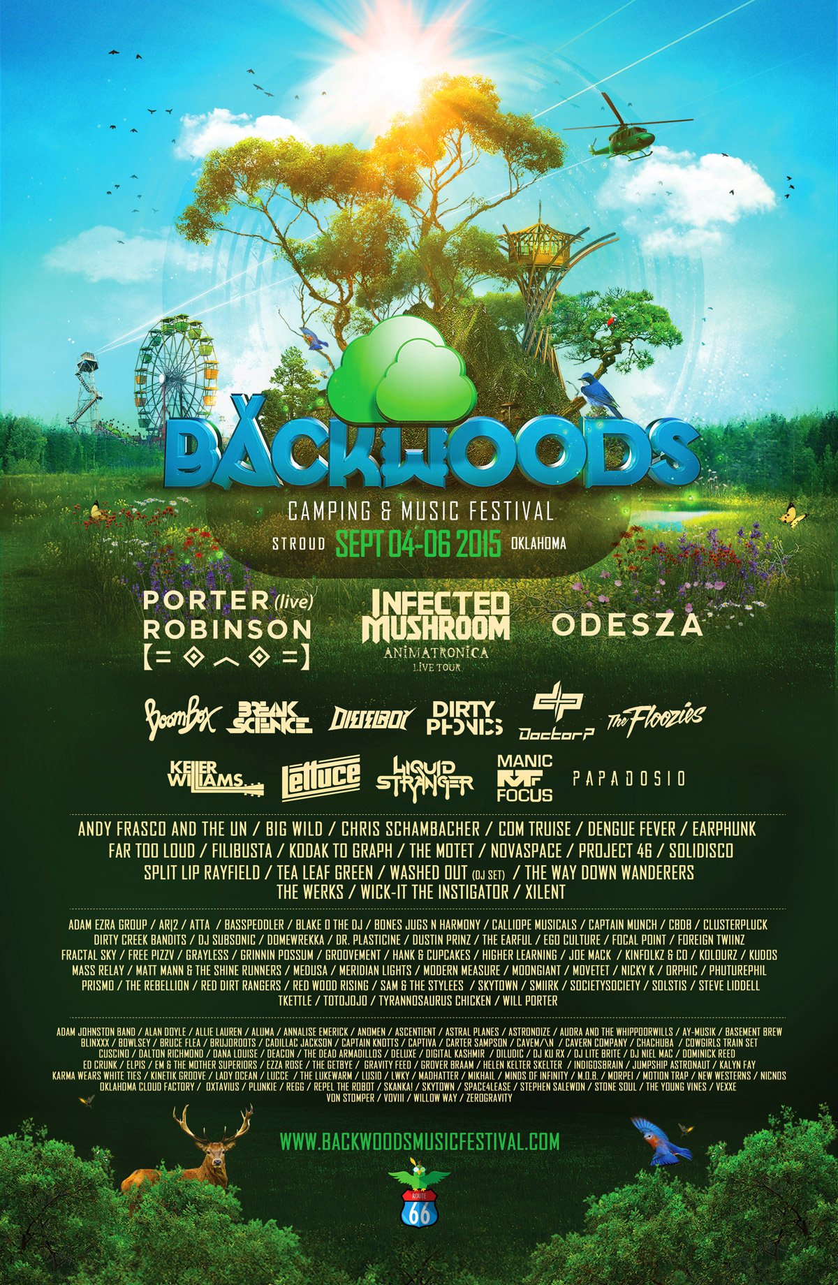 Backwoods Music Festival 2015 Lineup