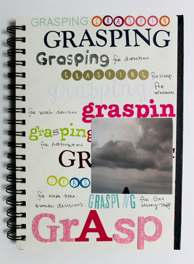 Grasping art journal by Lauren Likes