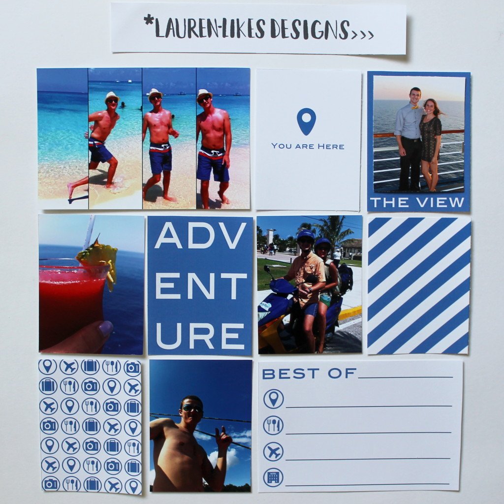 Lauren Likes Designs Adventure Project Life Cards