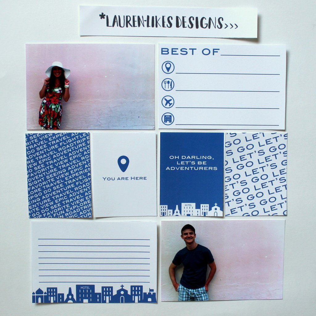 Lauren Likes Designs Adventure Project Life Cards
