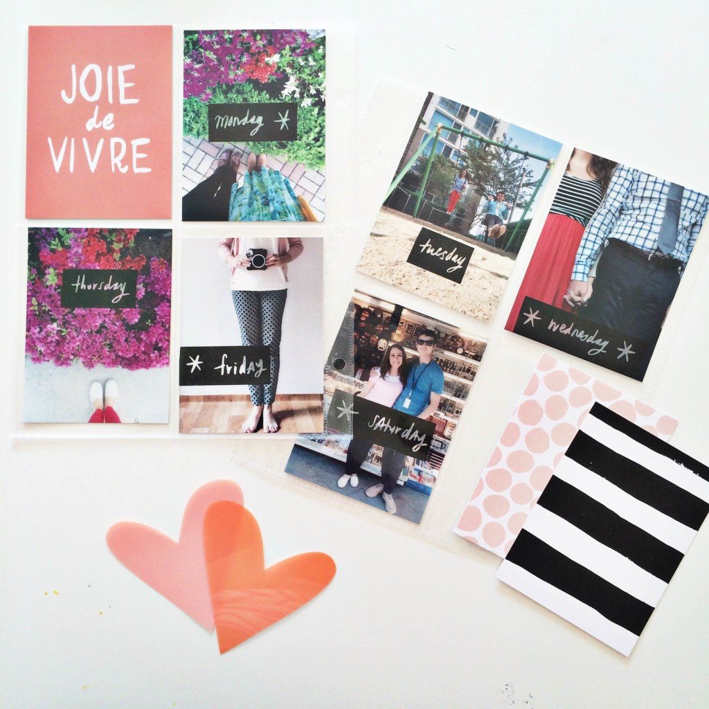 My Selfie Scrapbook Project Life using Messy Box by Lauren Likes
