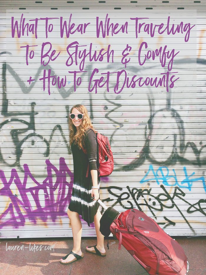 Tips for packing comfy, lightweight, wrinkle free plus CUTE clothes for all your adventures. Plus! Discount codes that are always good! Click through to see all the info at Lauren-Likes.com