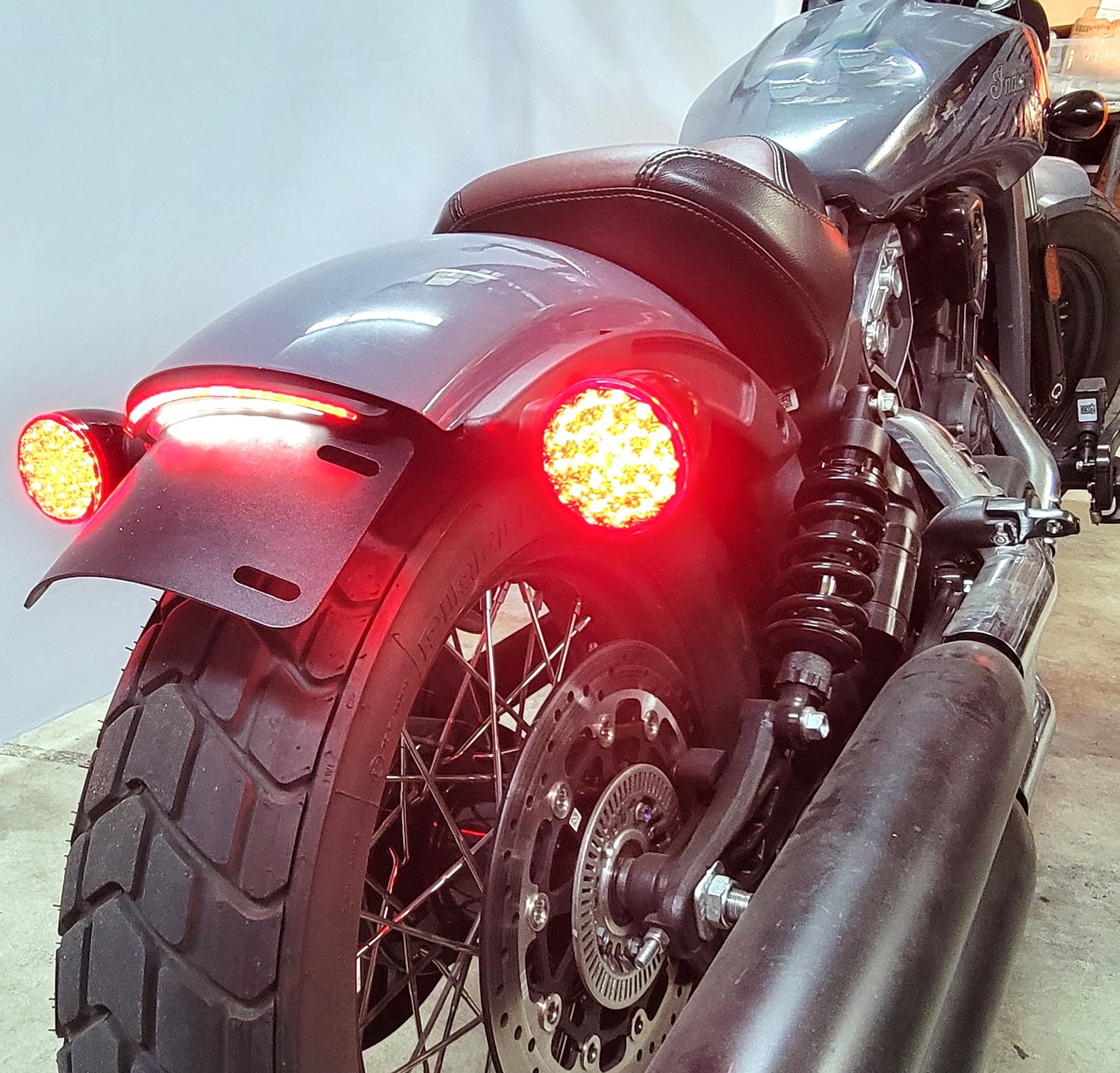 Indian Scout Bobber Taillight and License Tuck Kits — Hemisphere Performance