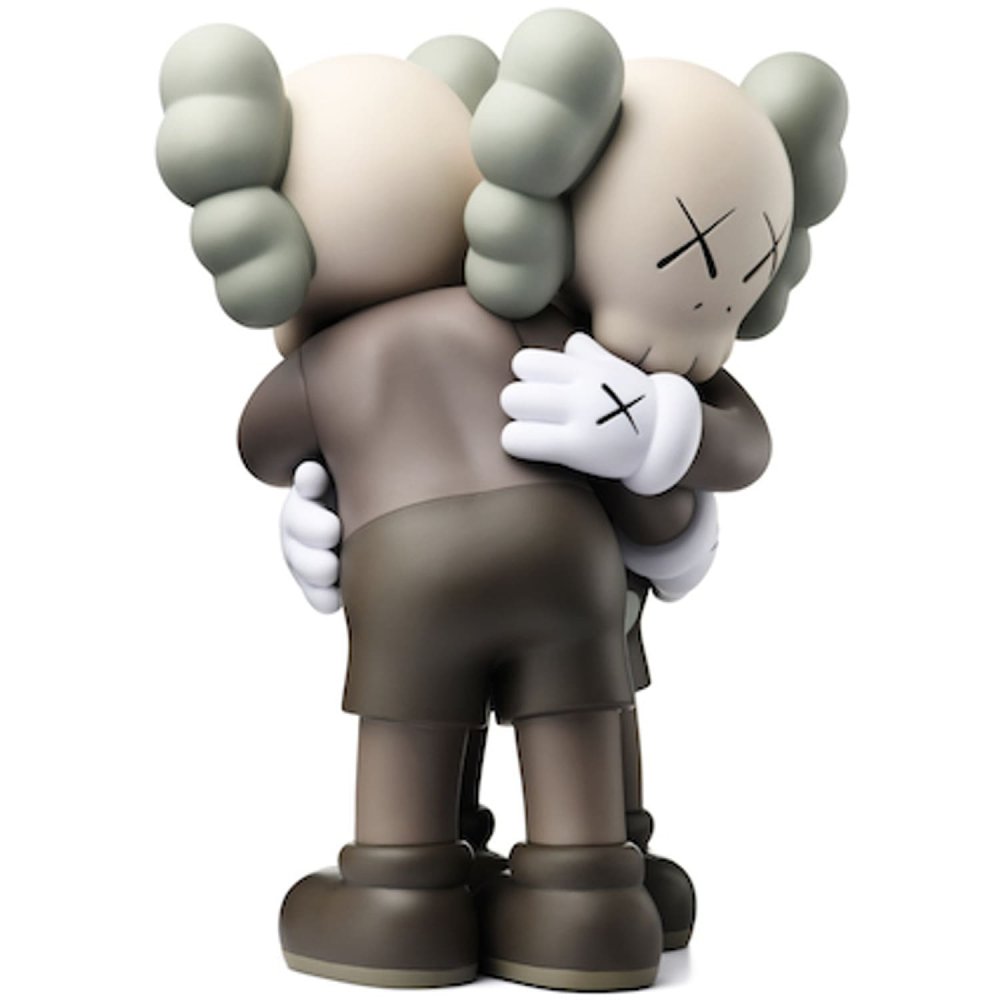 Together brown vinyl figure by Kaws from 2018 - Dope! Gallery