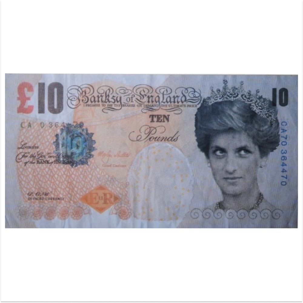 Difaced Tenner: Ten pound note created by Banksy - Dope! Gallery