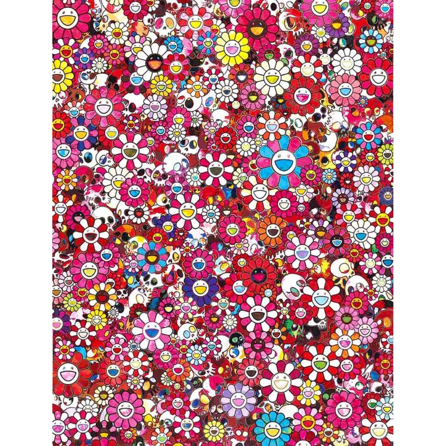 Artwork “Flower cushion” from Takashi Murakami - Dope! Gallery