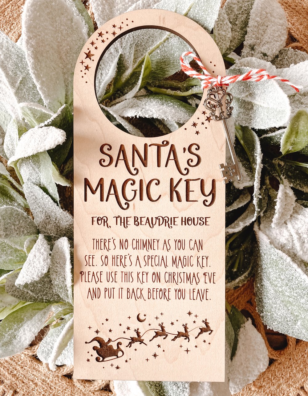 Santa's Magic Key Door Knob Hanger — Megan Beaudrie Designs