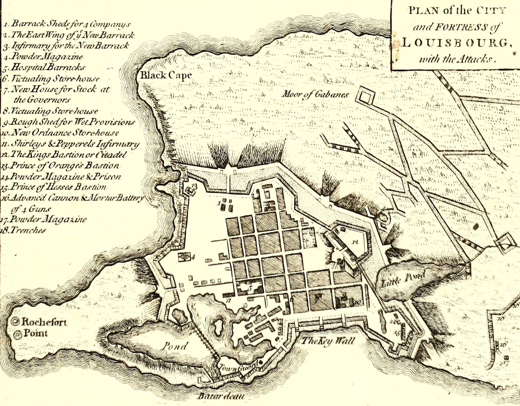 Louisbourg map