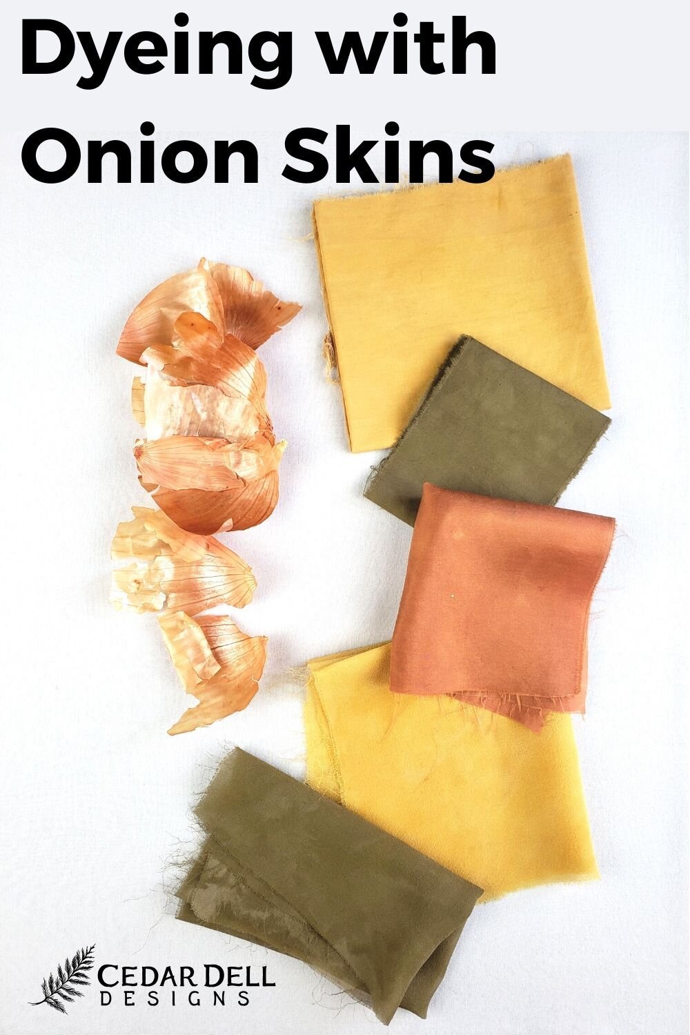 Dyeing with Onion Skins — Cedar Dell Designs