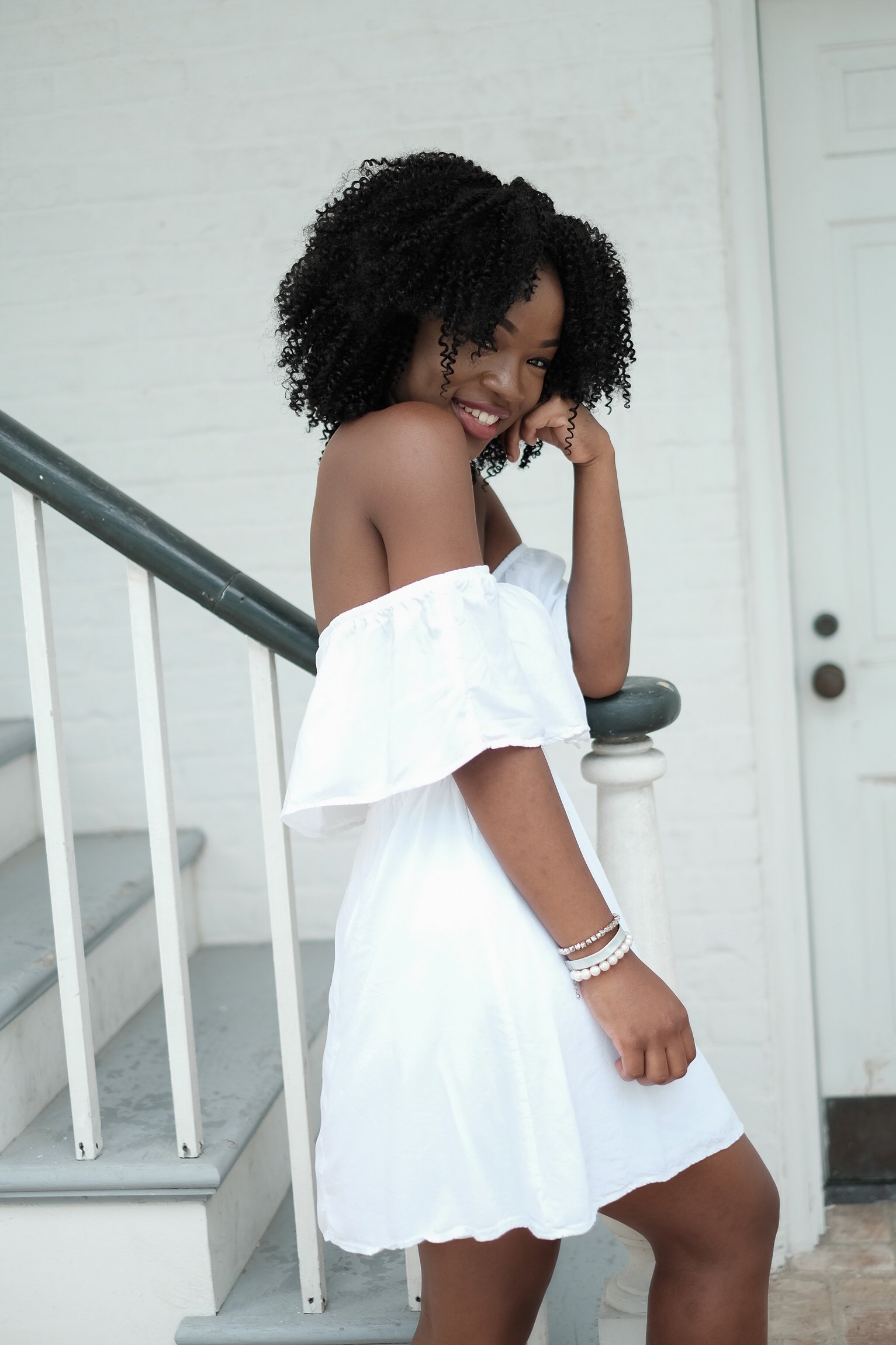 smiling black girl-adidas superstars-style-fashion