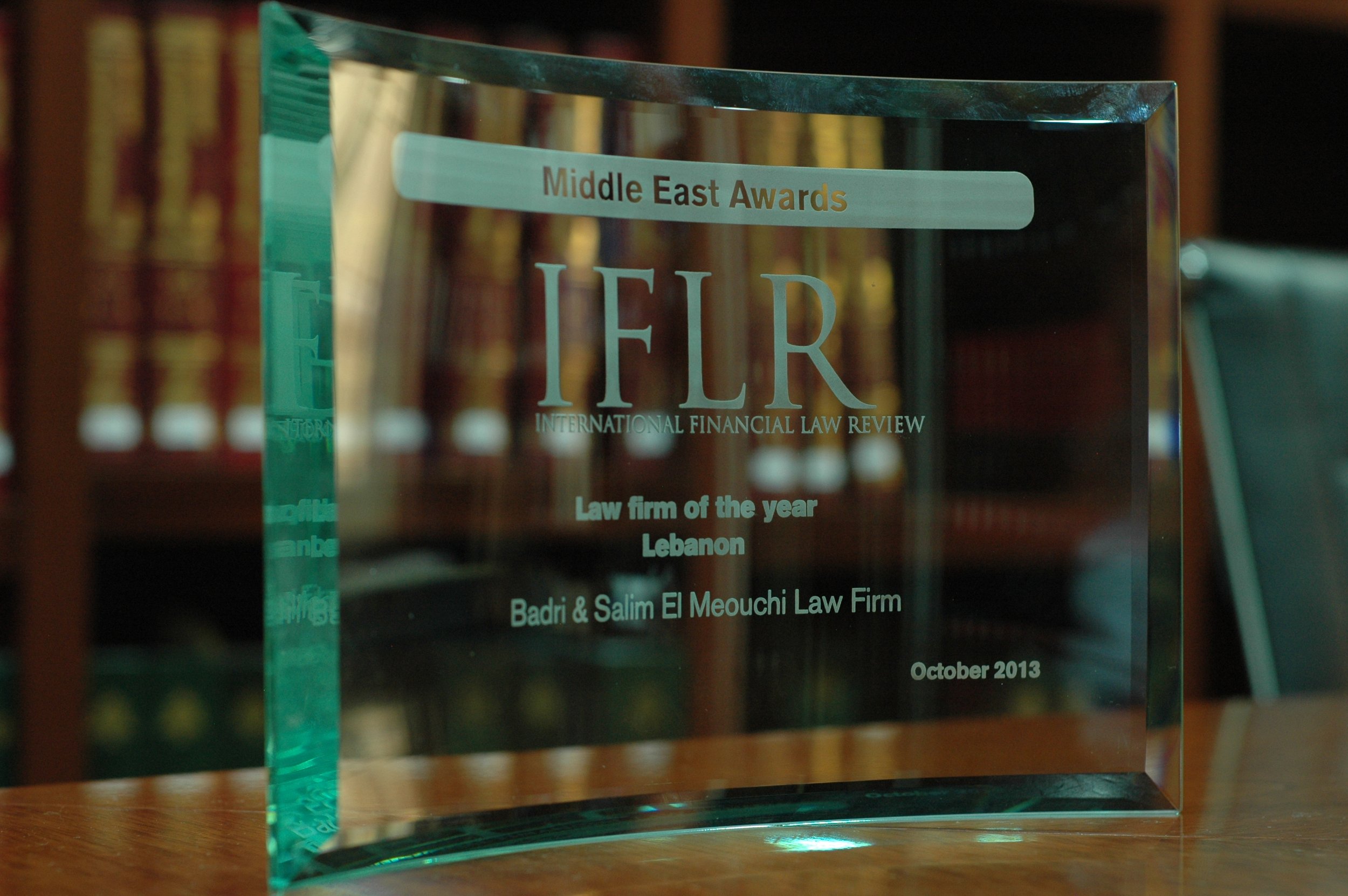 IFLR2013 Award