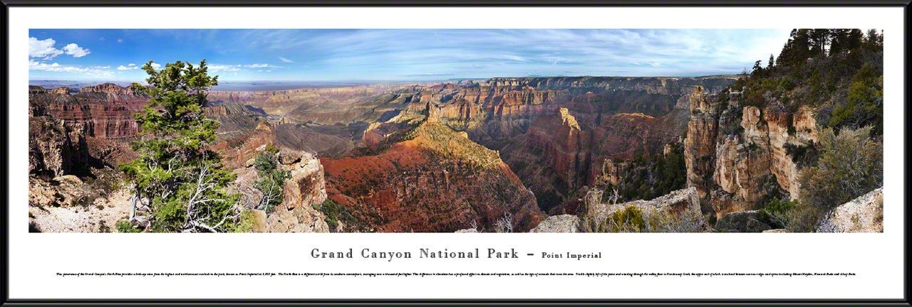 Grand Canyon National Park, Arizona, Point Imperial / Panoramic Picture —  Picture This Art