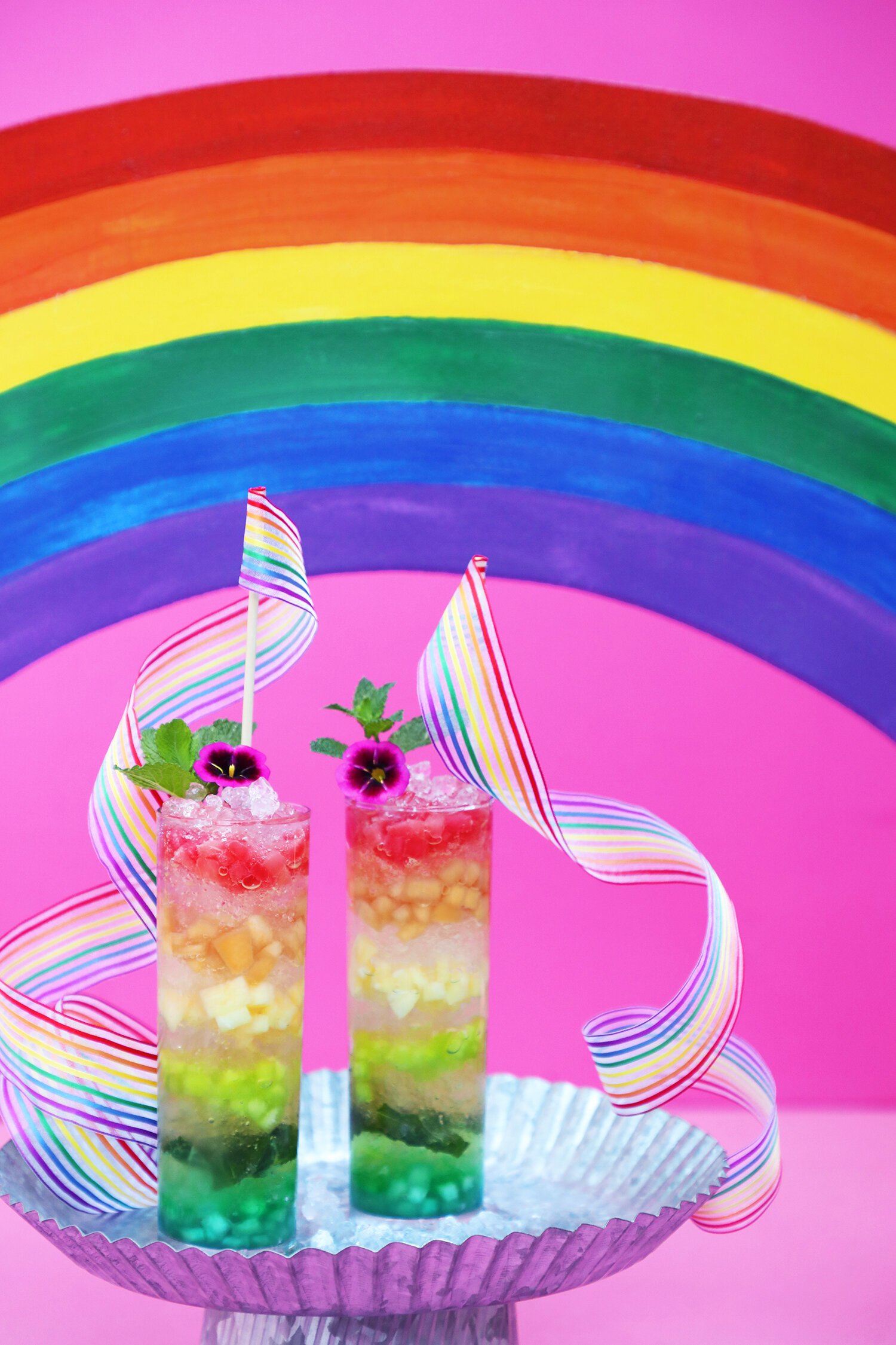 The Rainbow-jito — Drinking With Chickens- Craft cocktail recipes