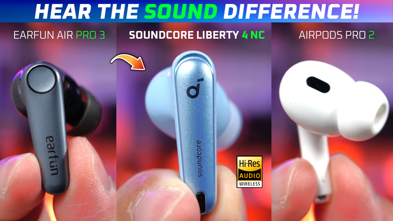 Soundcore Liberty NC Review vs Earfun Air Pro vs AirPods Pro Did  not expect this! — Aaron x Loud and Wireless