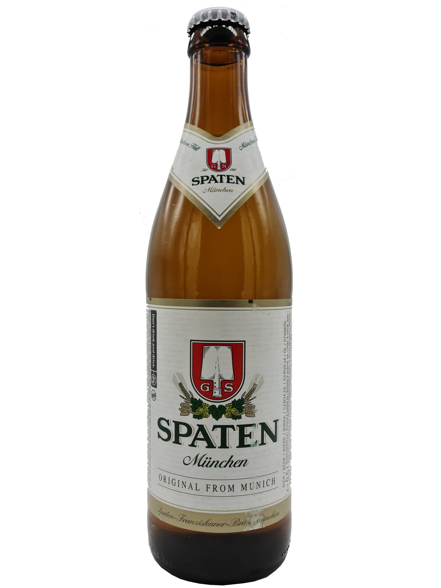 Spaten Münchner Hell | Bottle (500ml) — Homebrew Bottleshop Oxton