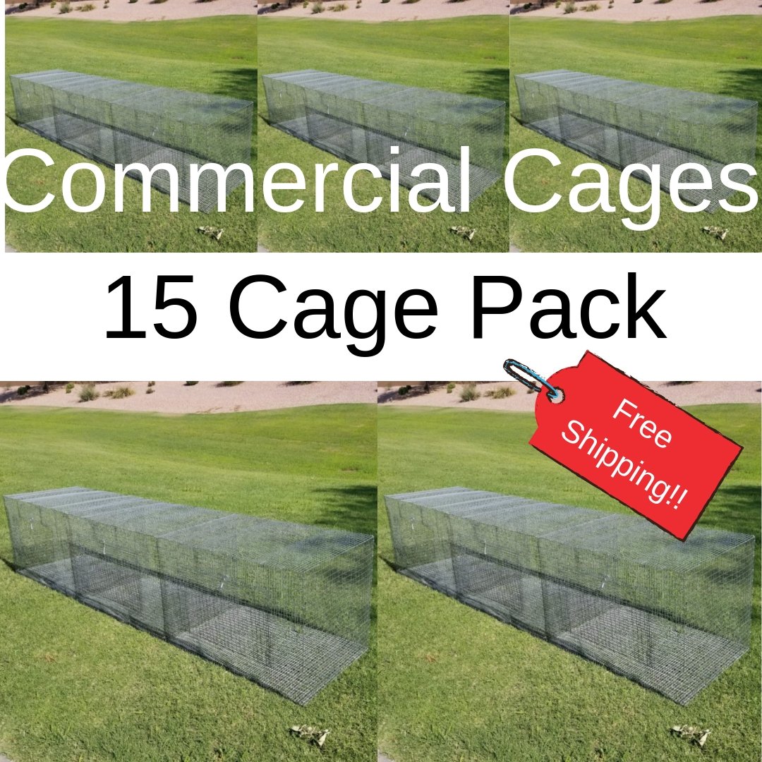 Commercial Cages 15 Cage Pack Free Shipping