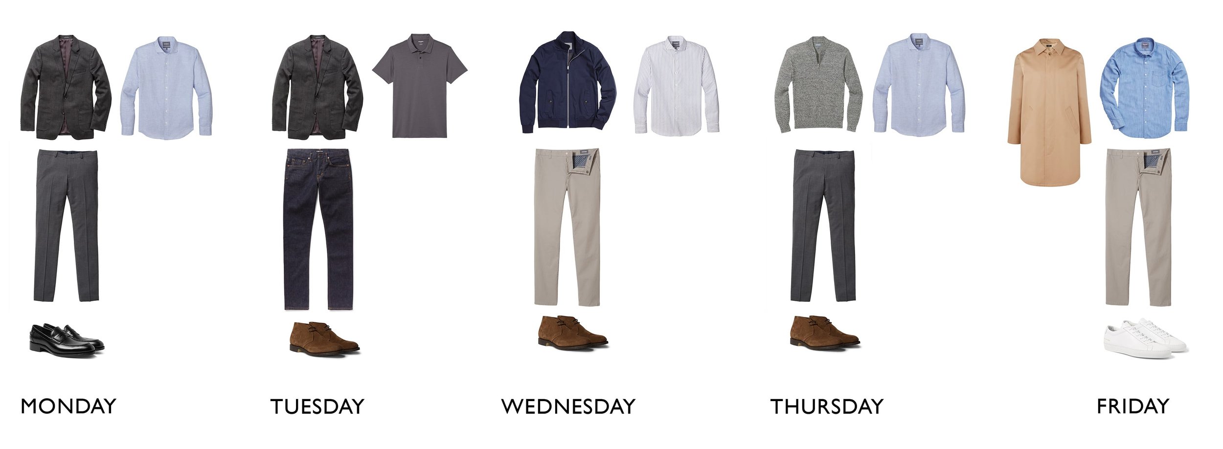 The Men's Style Guide: Capsule Wardrobe Essentials for Casual & Business  Wear