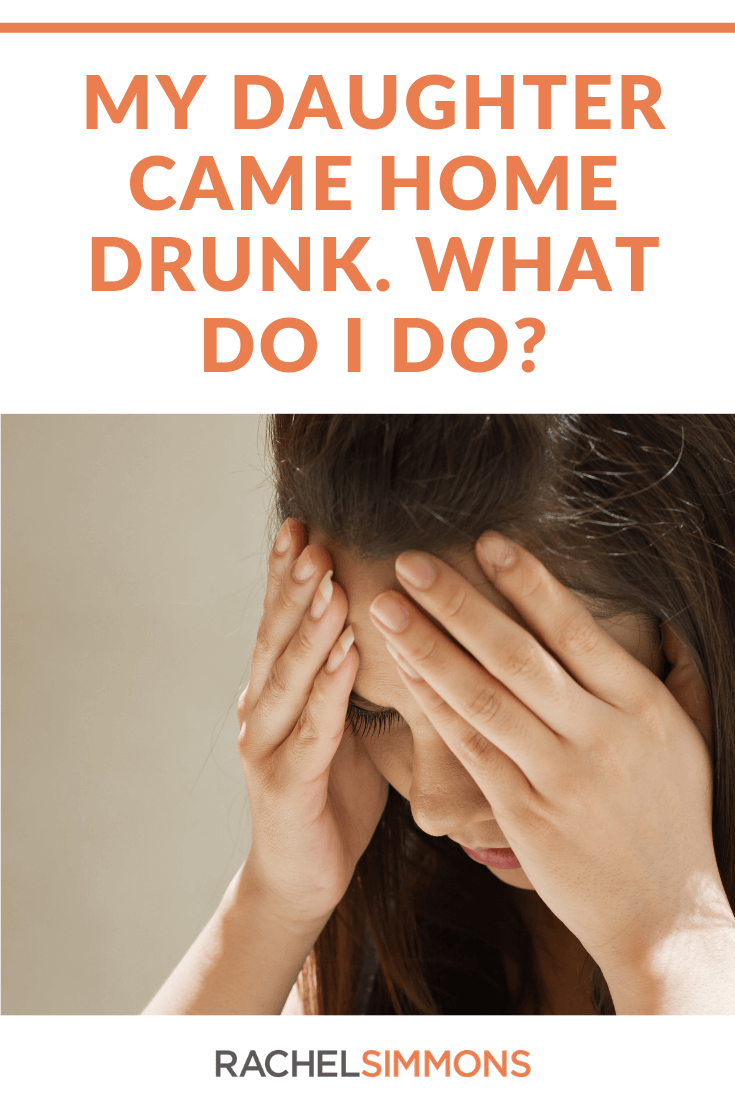 In this Ask Rachel, read my advice to a parent whose daughter came home drunk. If you're raising teens, this will ring true for you. Read more parenting advice on my website RachelSimmons.com 