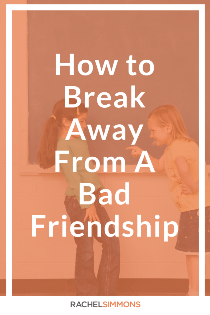 Need to break away from a bad friendship? You're not alone. Friend divorces can be extremely challenging, and distancing yourself from a former friend is never simple. Learn Rachel's tips in this article from RachelSimmons.com.