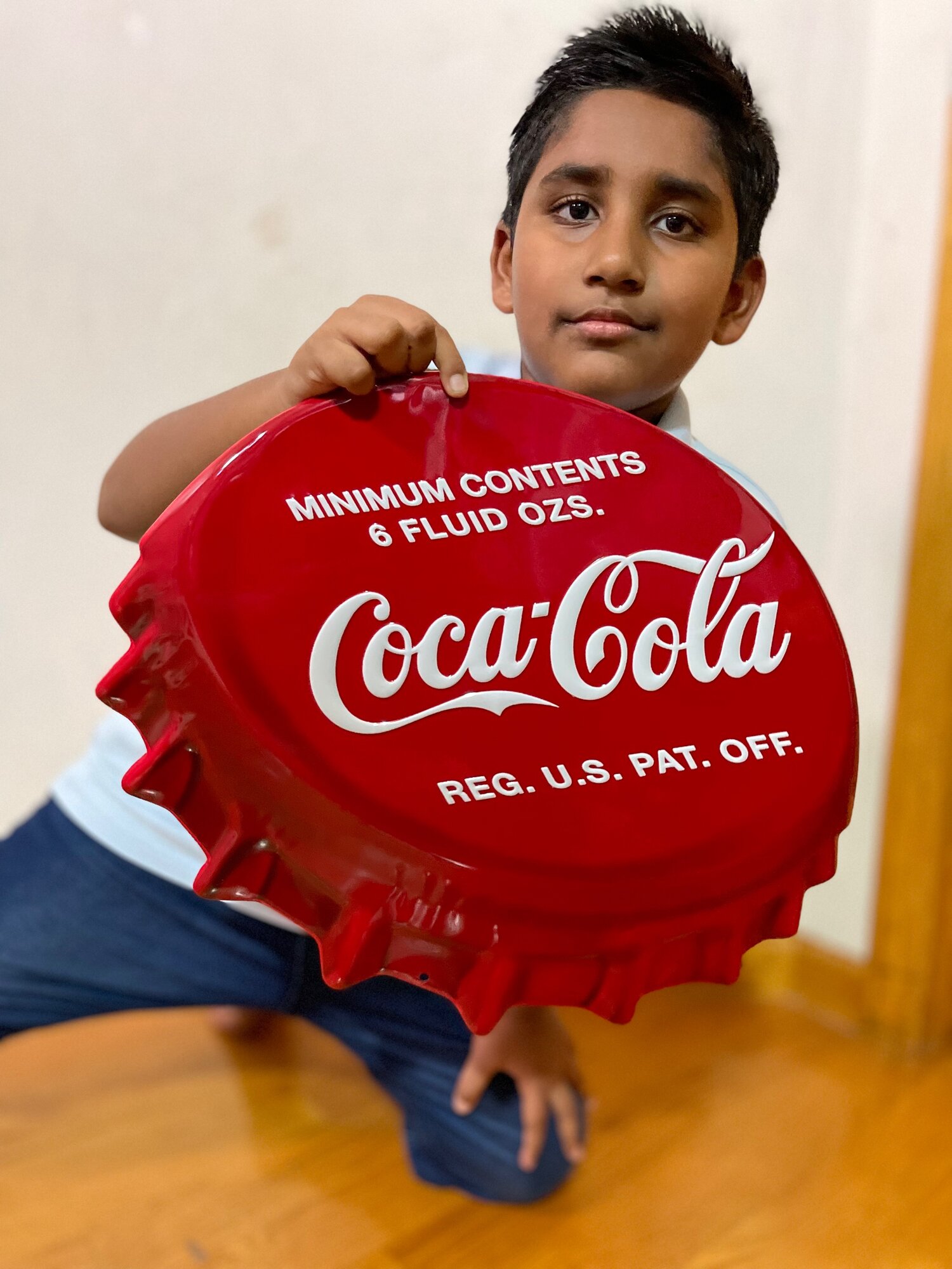 3D Coca Cola Embossed cap sign size-18”x15.5 — LNFAMILYSHOP🛍️ - USA🇺🇸