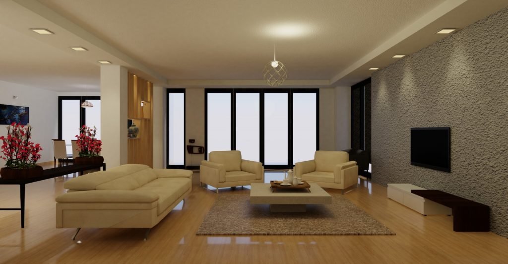 Infurnia Living room Render example