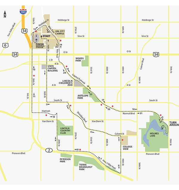 Marathon Course from Email