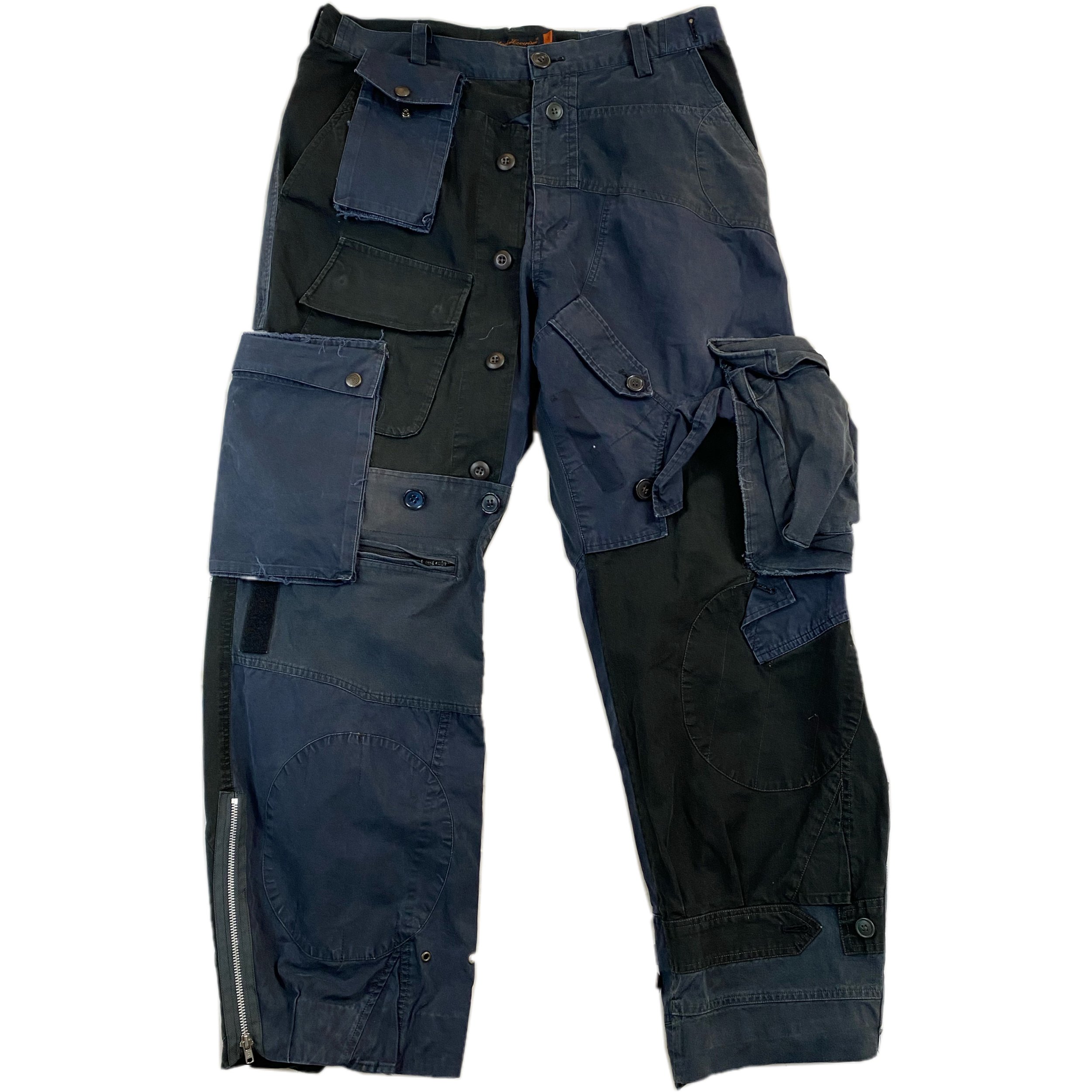 Undercover ss05 but beautiful || rebuilt cargos in navy sz 3 for sale at  Psyko Archives