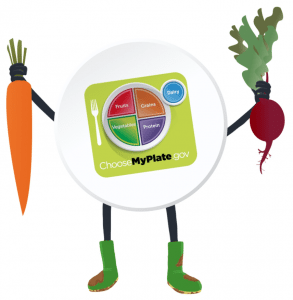 MyPlate Vegetable Stickers
