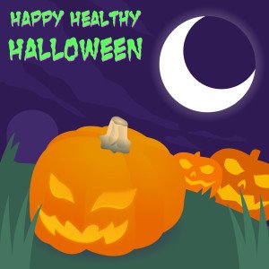 Healthy Halloween Theme Card