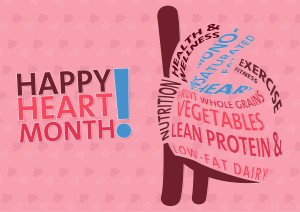 Heart Month Theme Card