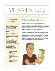 Dietary Guidelines Vitamin B12