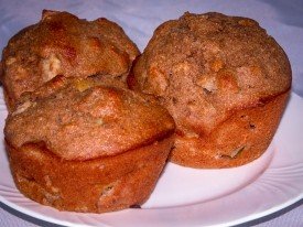 Apple Muffins with White Whole Wheat Flour