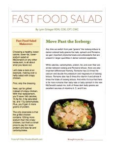 Fast Food Salad