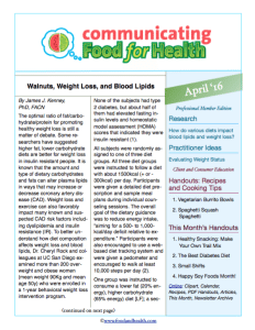 April 2016 Nutrition Newsletter