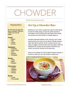 Build Your Own Chowder