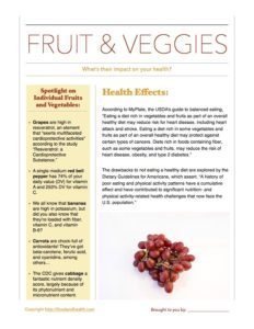 Fruits Veggies Health