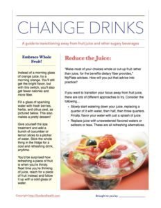 Juice Reduction Handout