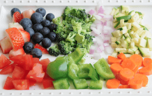 Fruits and veggies are full of fiber!