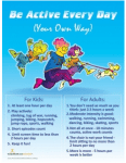 Be Active Every Day Poster