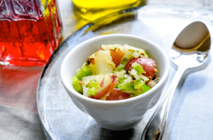 Potato salad (free of mayonnaise) can be a great side too!