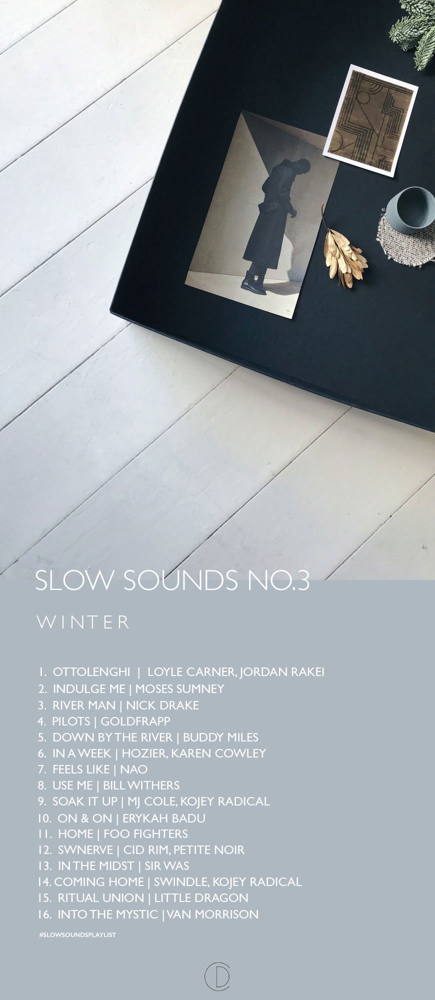 a Winter playlist for slow living, my 3rd and final soundtrack of the year 2018