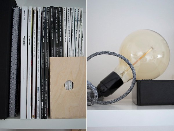A closer look at the details in my minimal workspace makeover