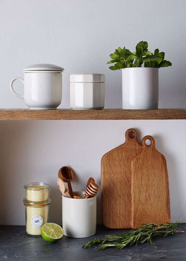 Minor Goods, an independent, understated homeware shop selling handcrafted accessories for the kitchen and home, wooden chopping board, candles and vintage kitchenware