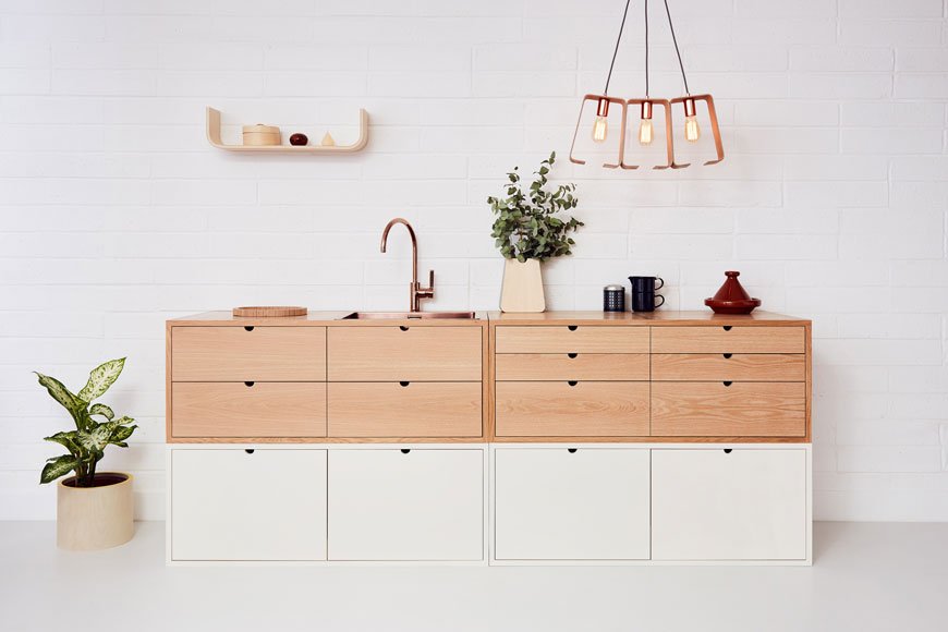 Lozi plywood bespoke kitchen design