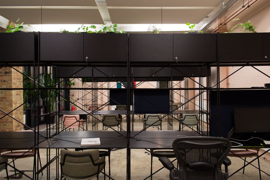 De Beauvoir Block coworking workspace, Dalston, Hackney, Sella Concept interior design