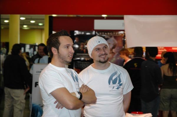 Soner Coruhlu (right) is the founder of Prophecy Comics 