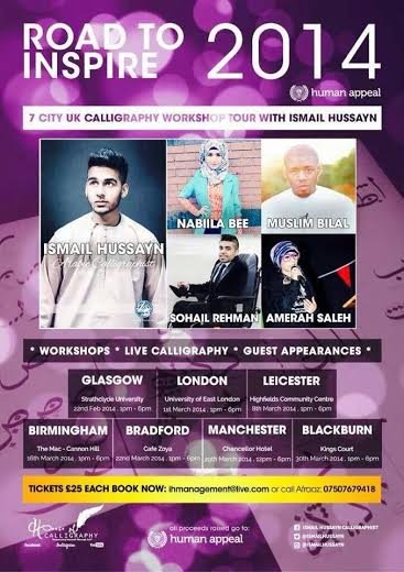 House of Calligraphy is on its UK tour #RoadToInspire2014