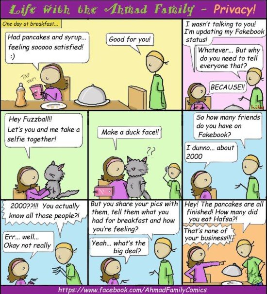 Life with the Ahmad Family - Privacy [comic]